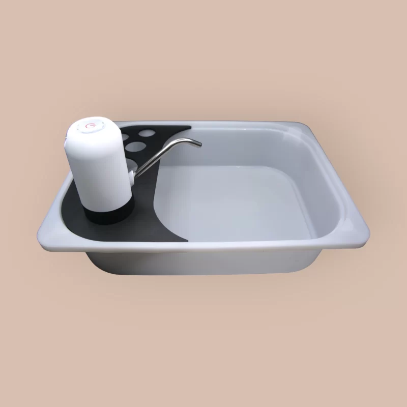 Flisat umyvadélko jako doplněk ke smyslohraní